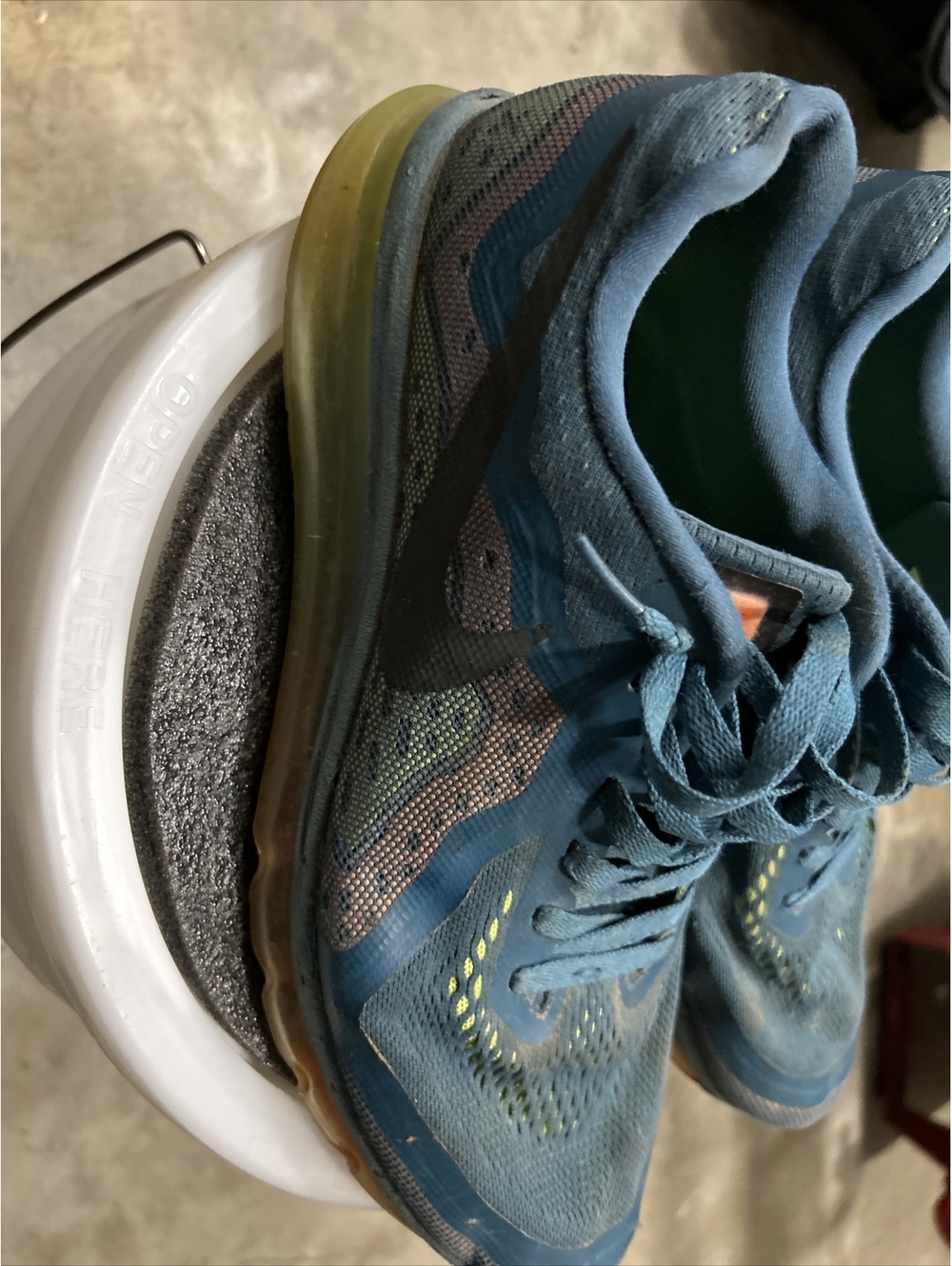 Nike Air Max Green And Orange